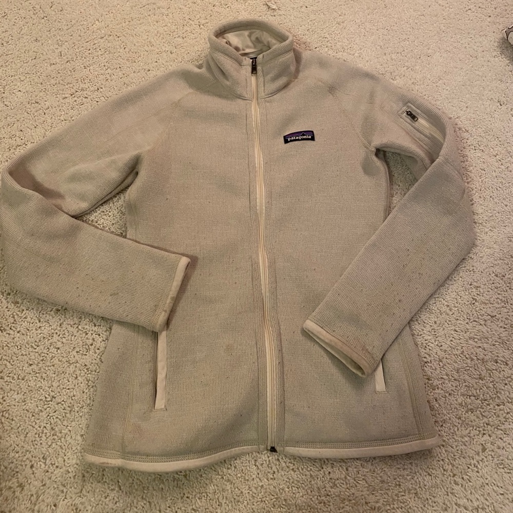Beige Patagonia zip up